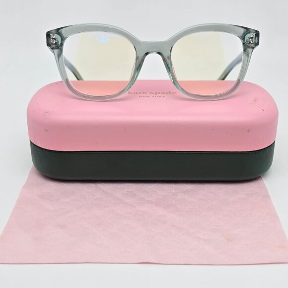 Kate Spade Tanea Crystal Grey Rhinestone Frame +1.50 Lens Reading Glasses w Case - Picture 1 of 16